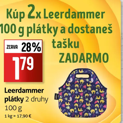 Leerdammer Lightlife a Original plátky 2 druhy