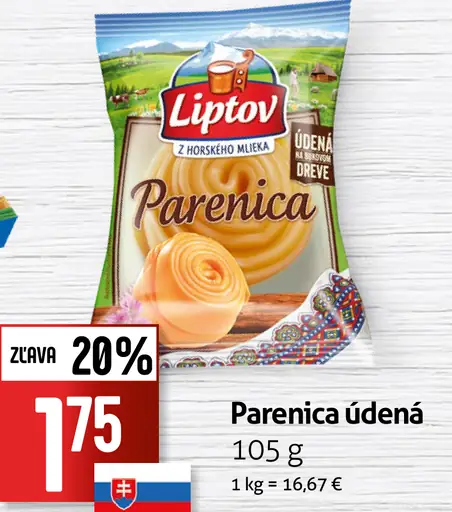 Liptov Parenica údená