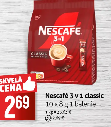 Nescafé 3 v 1 classic