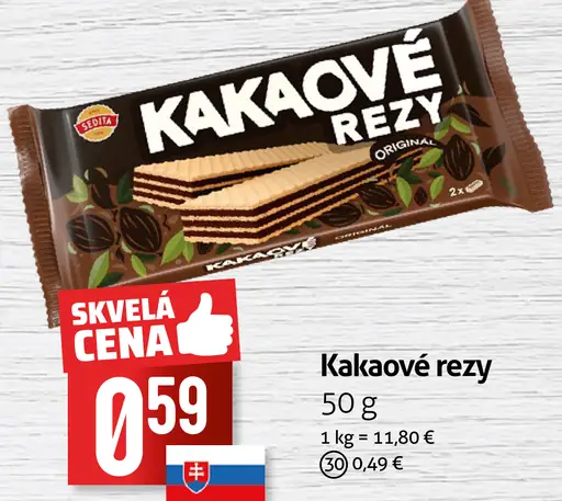 Kakaové rezy