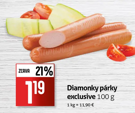 Diamonky párky exclusive