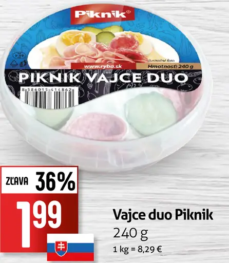 Piknik vajce duo