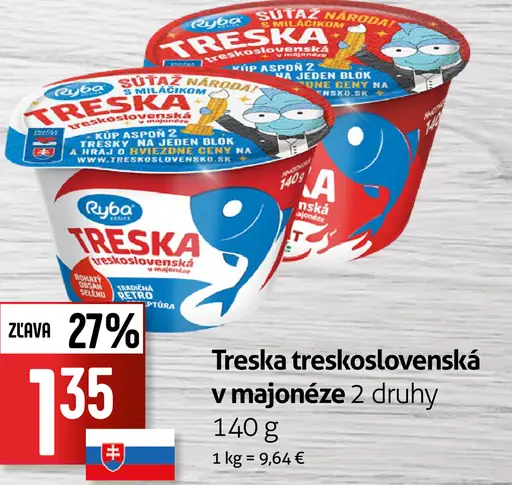 Pietro Treska treskoslovenská v majonéze