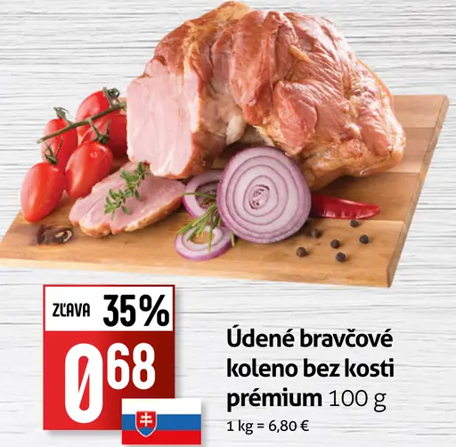 Údené bravčové koleno bez kosti prémium