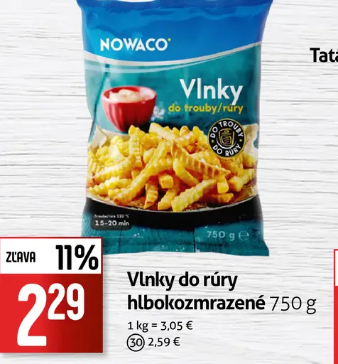 Nowaco Vlnky do rúry