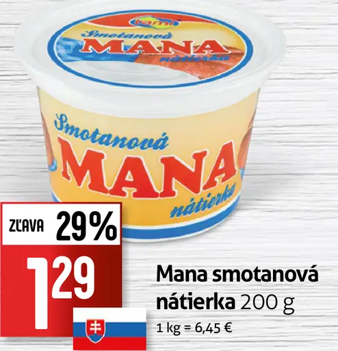 Mana Smotanová nátierka