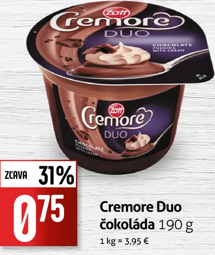 Cremore Duo čokoláda