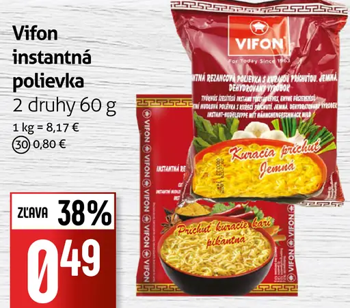 Vifon Instantná polievka