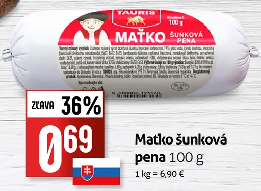 Matko šunková pena