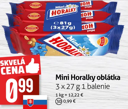 Mini Horalky oblátka