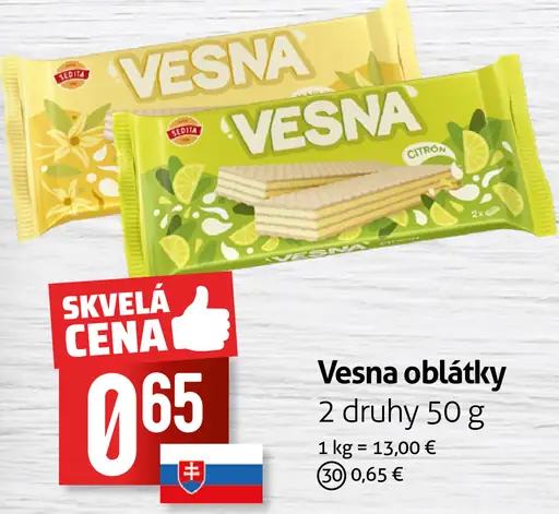 Vesna oblátky
