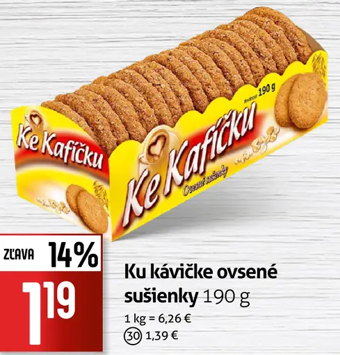 Ku kávičku ovsené sušienky