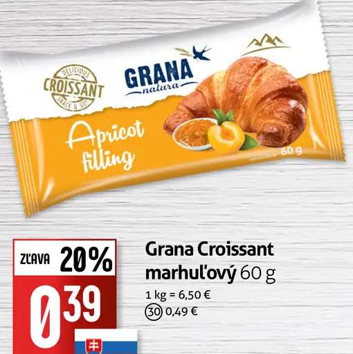 Grana Croissant marhuľový