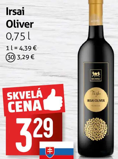 Irsai Oliver víno