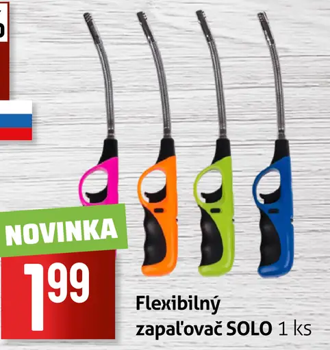 Flexibilný zapaľovač SOLO