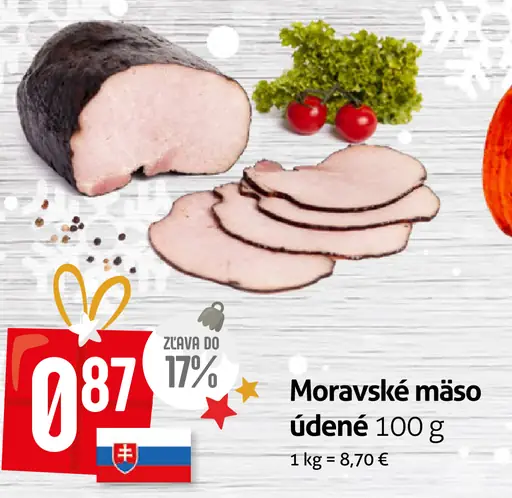 Moravské mäso údené