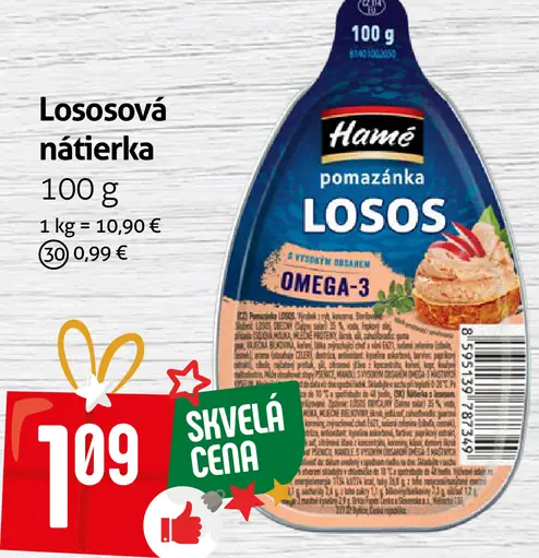 Hamé Lososová nátierka