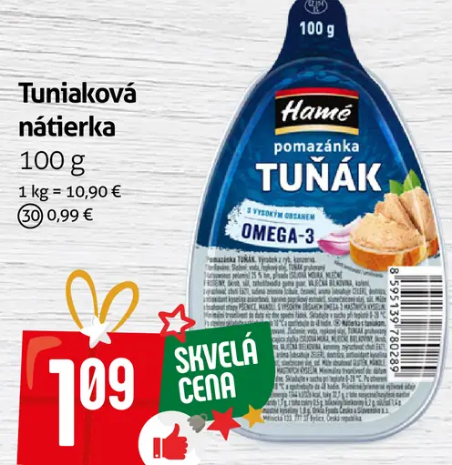 Hamé Tuniaková nátierka