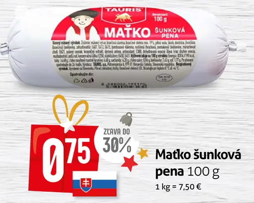 Tauris Maťko šunková pena