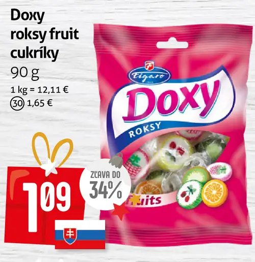 Doxy Roksy Fruit cukríky