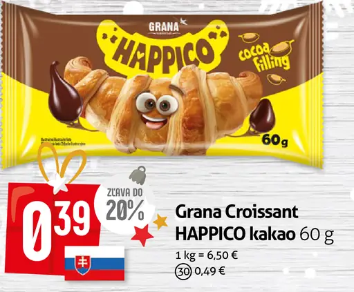 Grana Croissant Happicoo kakao