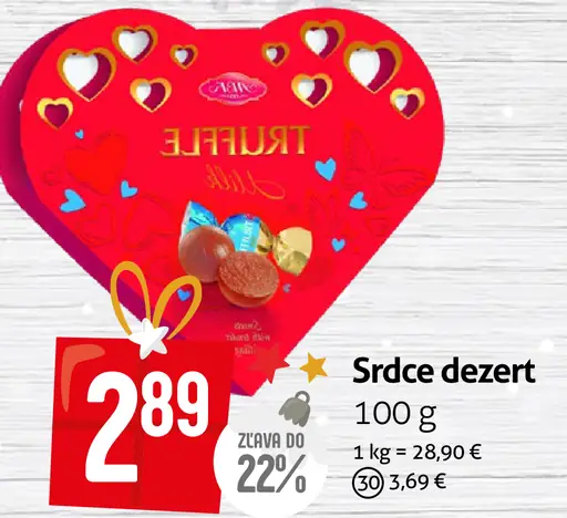 Frukvik Srdce dezert