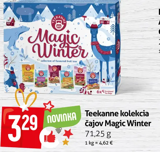 Teekanne čajová kolekcia Magic Winter