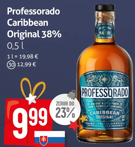 Professorado Caribbean Original 38% rum