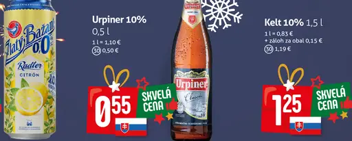 Zlatý Bažant Radler citron plechovka