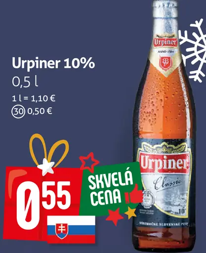 Urpiner 10% pivo