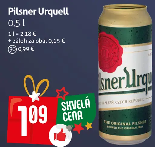 Pilsner Urquell plechovka