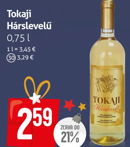 Tokaji Hárslevelű víno