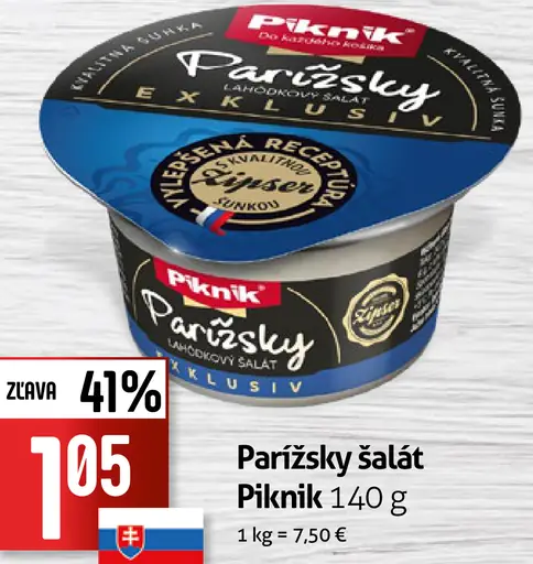 Piknik Parížsky lahôdkový šalát