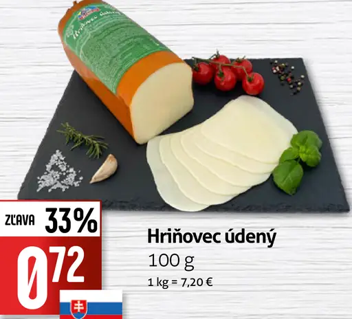 Hriňovec údený syr