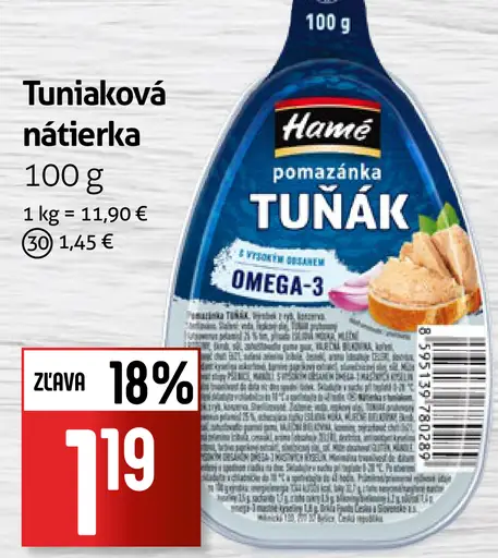 Hamé Tuniaková nátierka