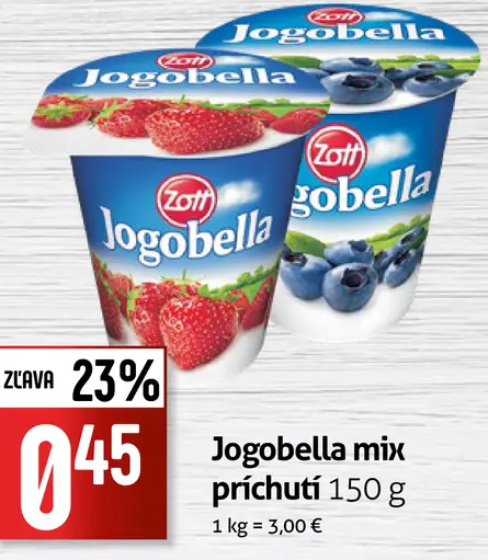 Zott Jogobella jogurt mix príchutí