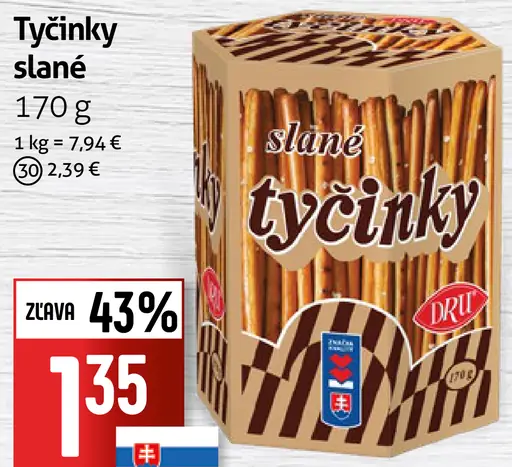 DRU tyčinky slané