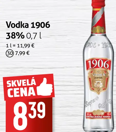 Vodka 1906 38%