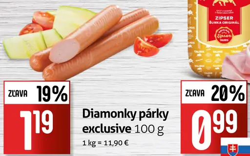 Tauris Diamonky párky exclusive