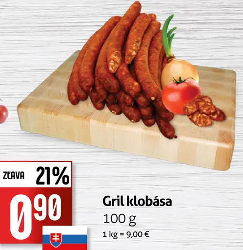 Coop gril klobása