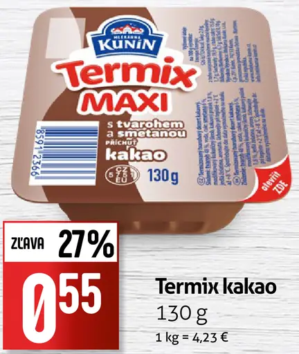 Kunín Termix Šejk kakao