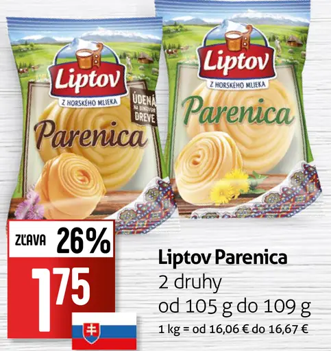 Liptov Parenica 2 druhy