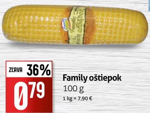 Family oštiepok údený syr