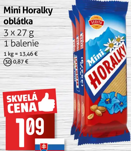 Mini Horalky oblátka