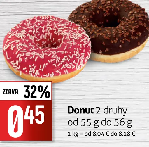 Donut 2 druhy