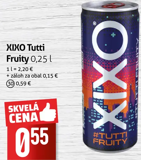 Xixo Tutti Fruity nealkoholický nápoj