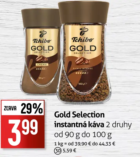 Tchibo Gold Selection instantná káva