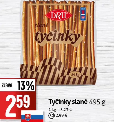 DRU tyčinky slané