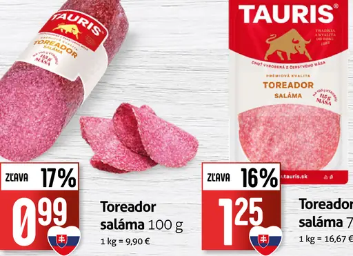 Tauris Toreador saláma