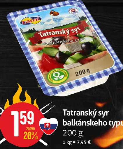 Tatranský syr balkánskeho typu